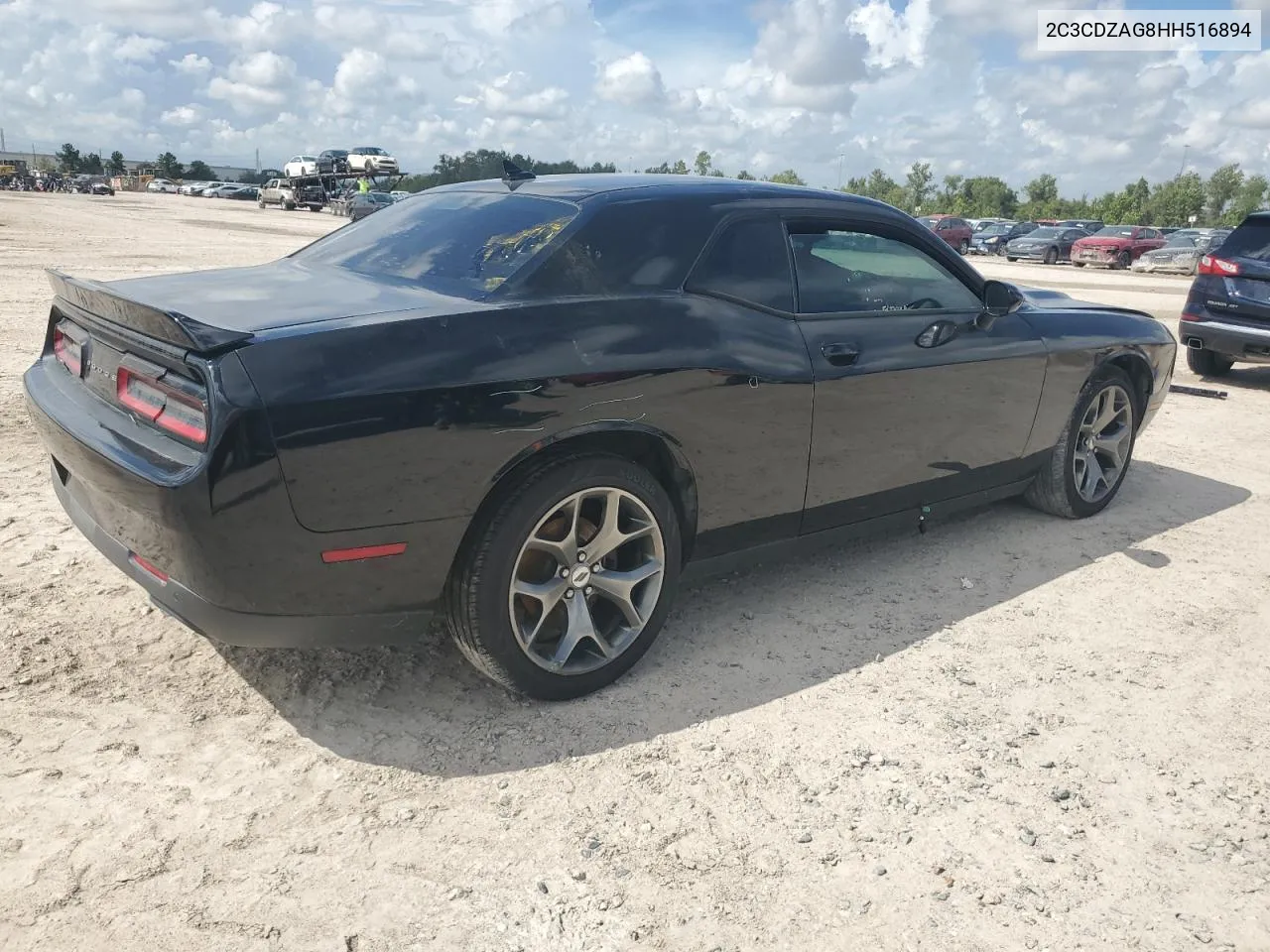 2017 Dodge Challenger Sxt VIN: 2C3CDZAG8HH516894 Lot: 68805634