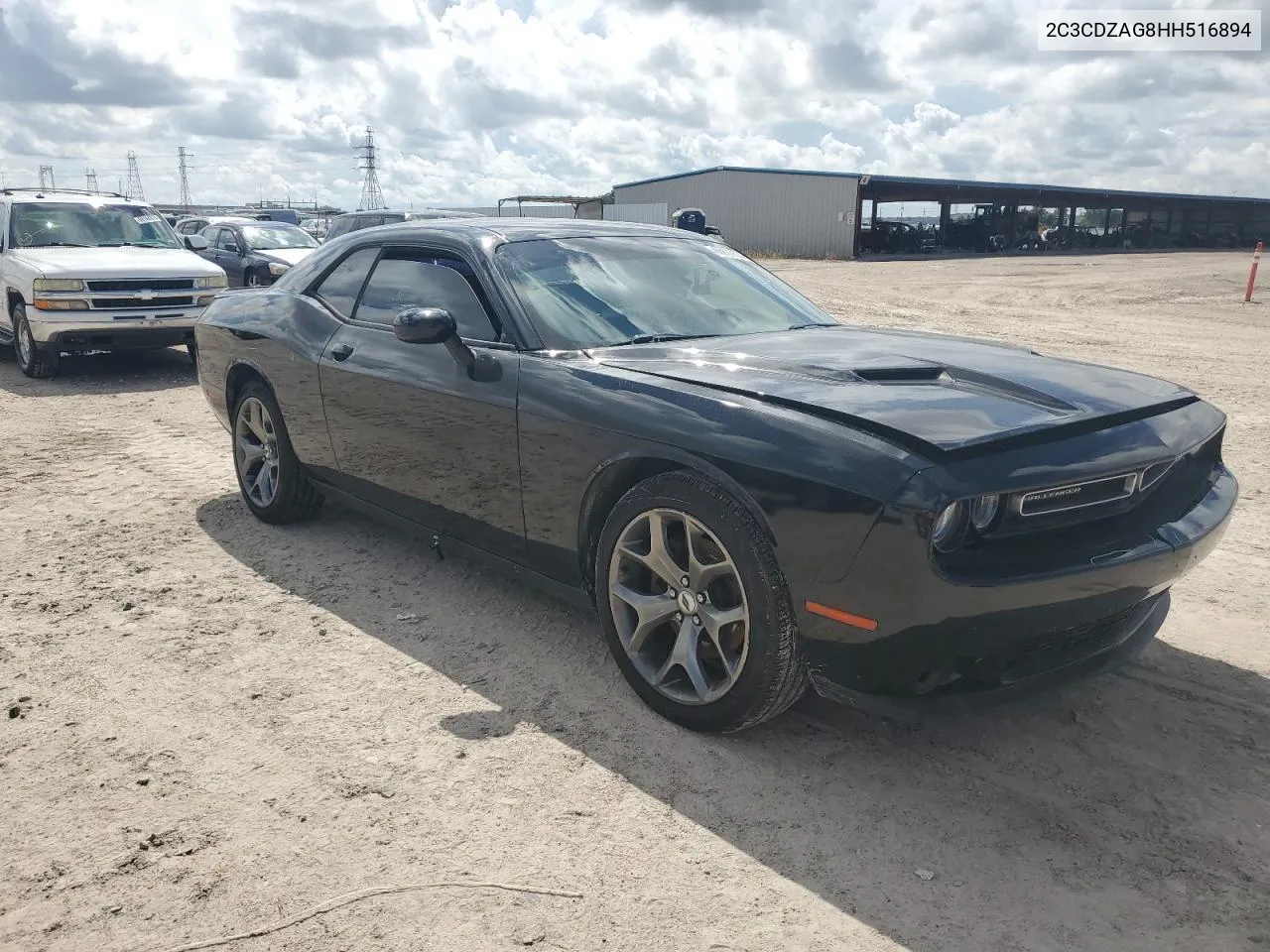 2017 Dodge Challenger Sxt VIN: 2C3CDZAG8HH516894 Lot: 68805634