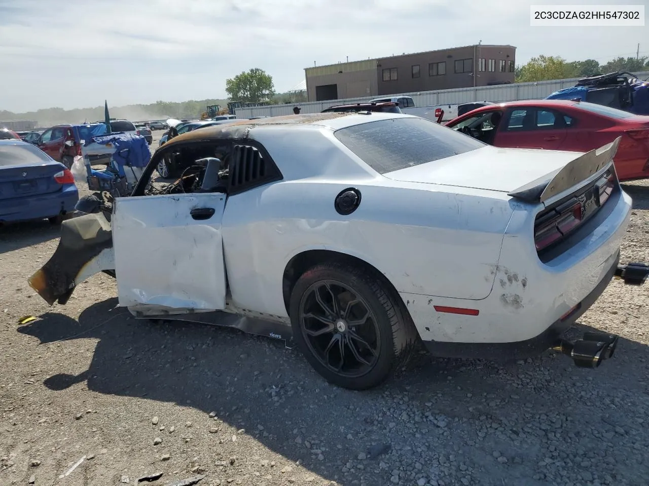 2017 Dodge Challenger Sxt VIN: 2C3CDZAG2HH547302 Lot: 68996144