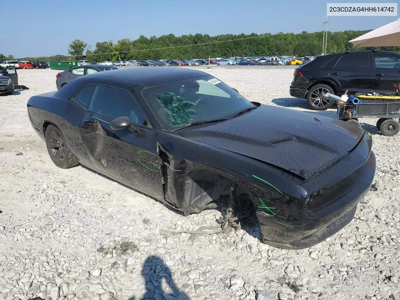 2C3CDZAG4HH614742 2017 Dodge Challenger Sxt