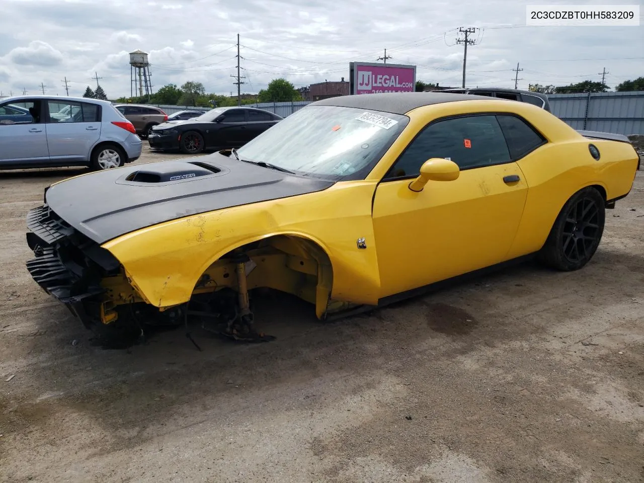 2017 Dodge Challenger R/T VIN: 2C3CDZBT0HH583209 Lot: 69392794