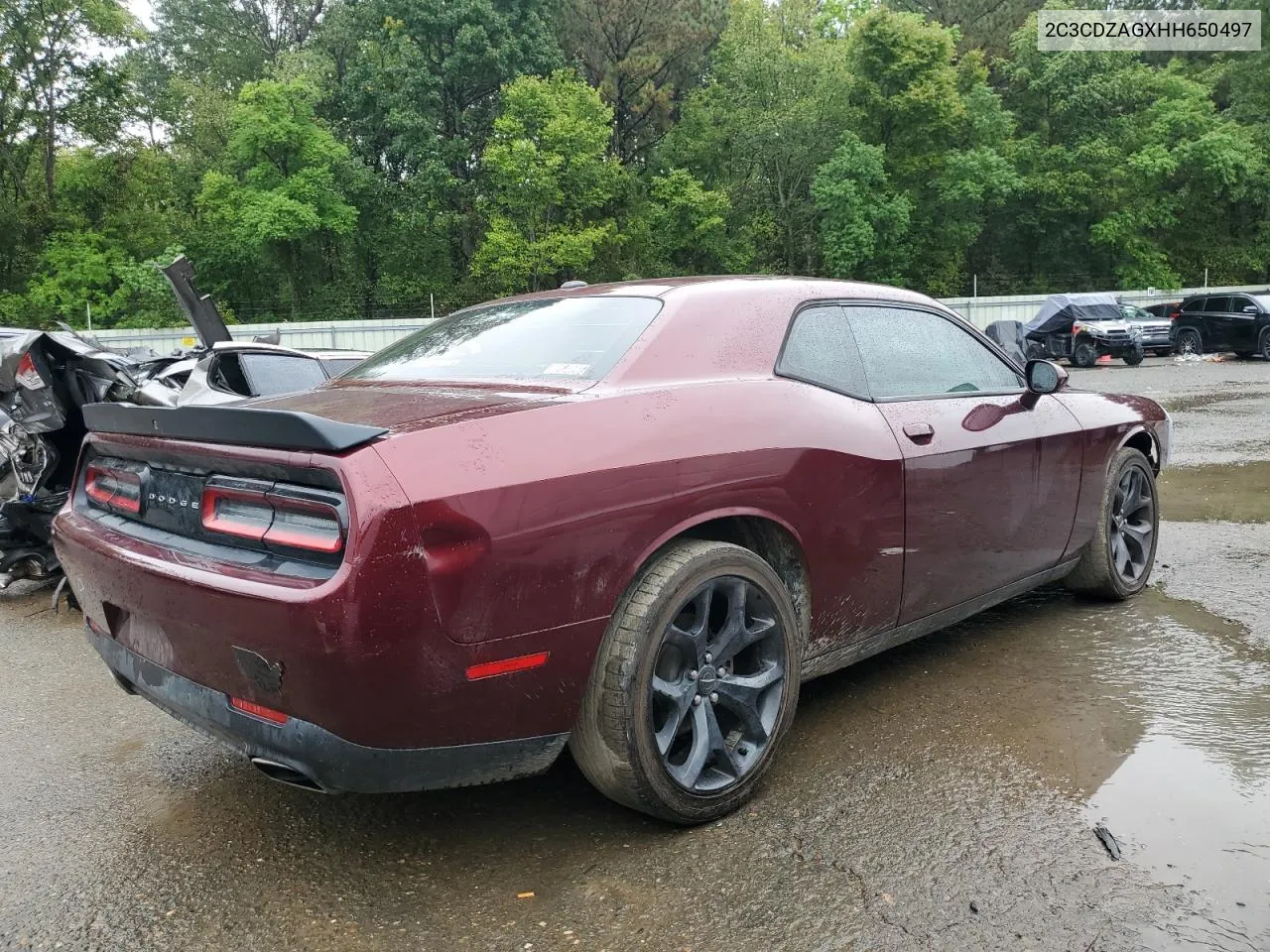 2C3CDZAGXHH650497 2017 Dodge Challenger Sxt