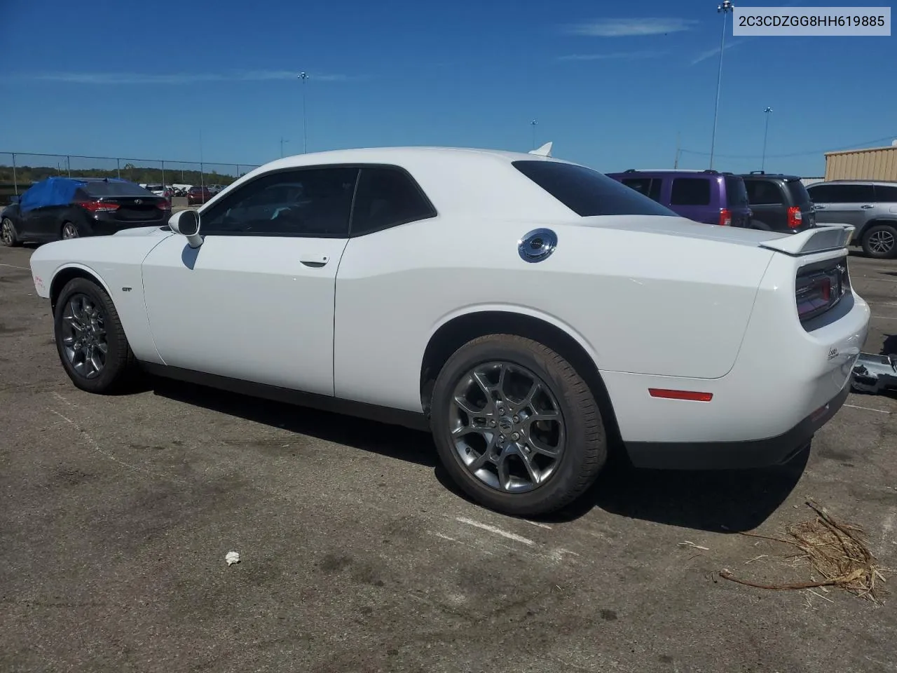 2017 Dodge Challenger Gt VIN: 2C3CDZGG8HH619885 Lot: 69889164