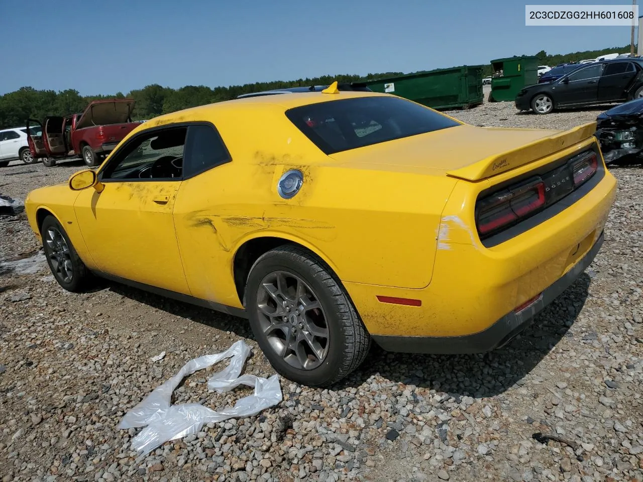 2017 Dodge Challenger Gt VIN: 2C3CDZGG2HH601608 Lot: 70080894