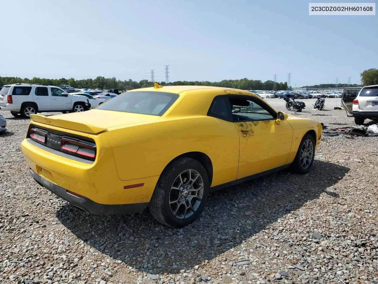 2017 Dodge Challenger Gt VIN: 2C3CDZGG2HH601608 Lot: 70080894