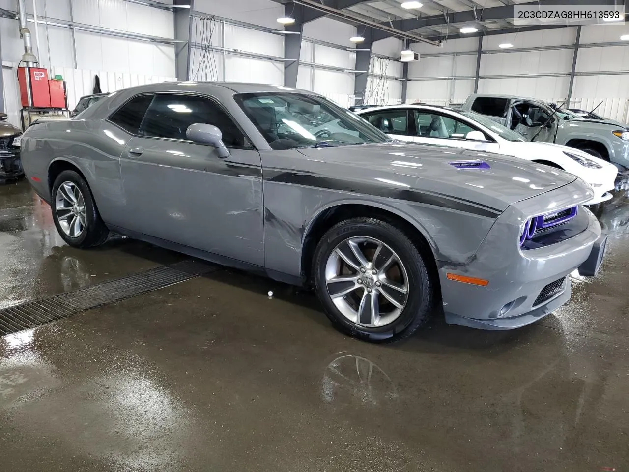 2017 Dodge Challenger Sxt VIN: 2C3CDZAG8HH613593 Lot: 71003954