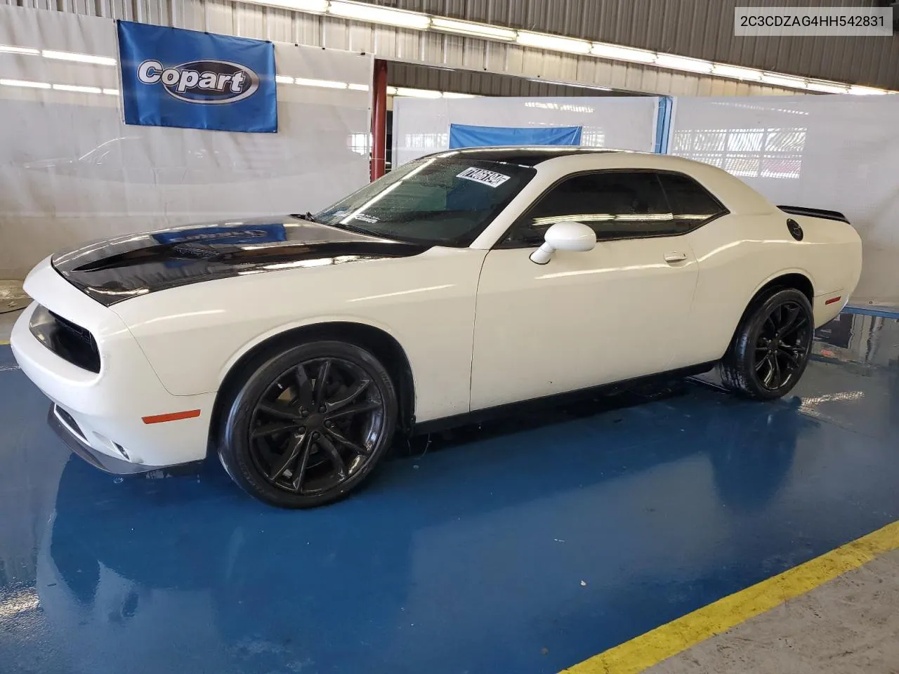 2017 Dodge Challenger Sxt VIN: 2C3CDZAG4HH542831 Lot: 71466194