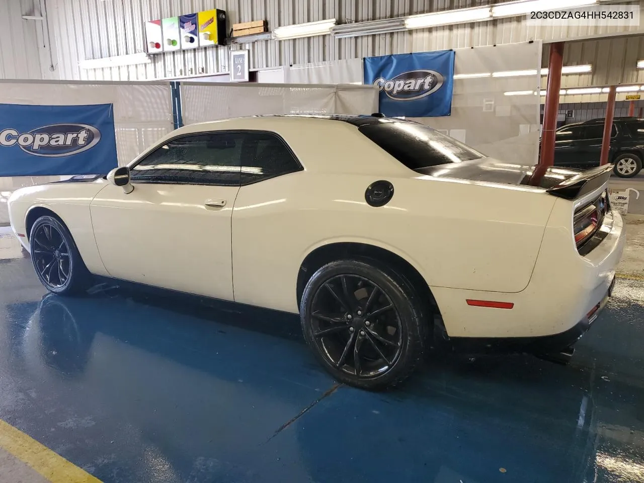 2017 Dodge Challenger Sxt VIN: 2C3CDZAG4HH542831 Lot: 71466194