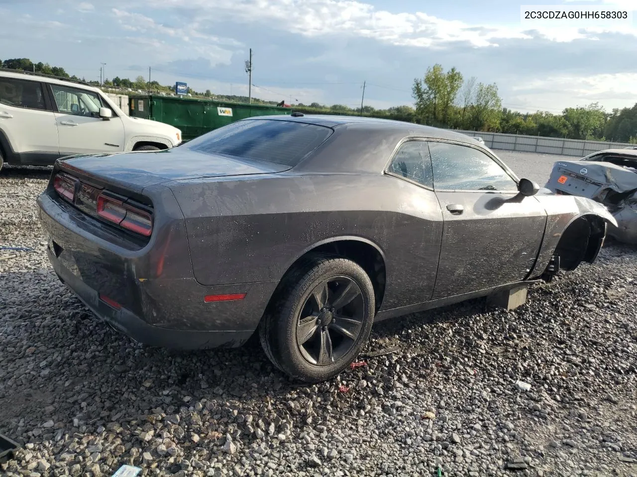 2017 Dodge Challenger Sxt VIN: 2C3CDZAG0HH658303 Lot: 71832384