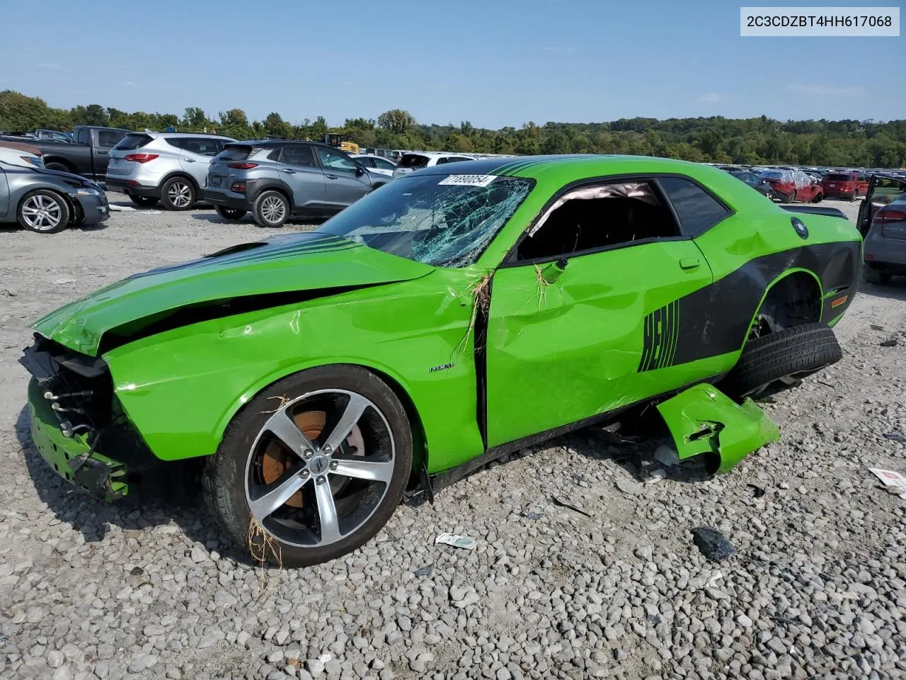 2017 Dodge Challenger R/T VIN: 2C3CDZBT4HH617068 Lot: 71890054