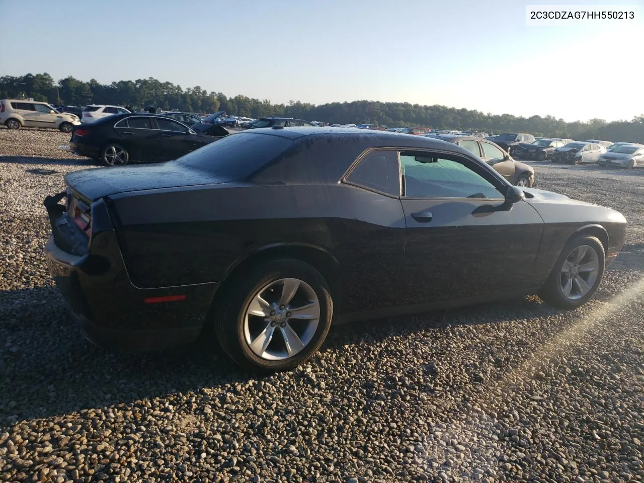 2017 Dodge Challenger Sxt VIN: 2C3CDZAG7HH550213 Lot: 72130464