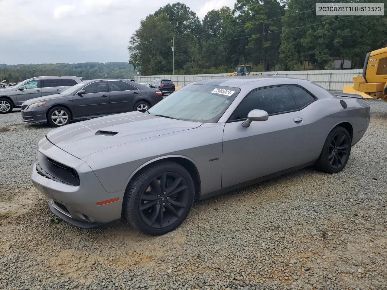 2017 Dodge Challenger R/T VIN: 2C3CDZBT1HH513573 Lot: 72403024