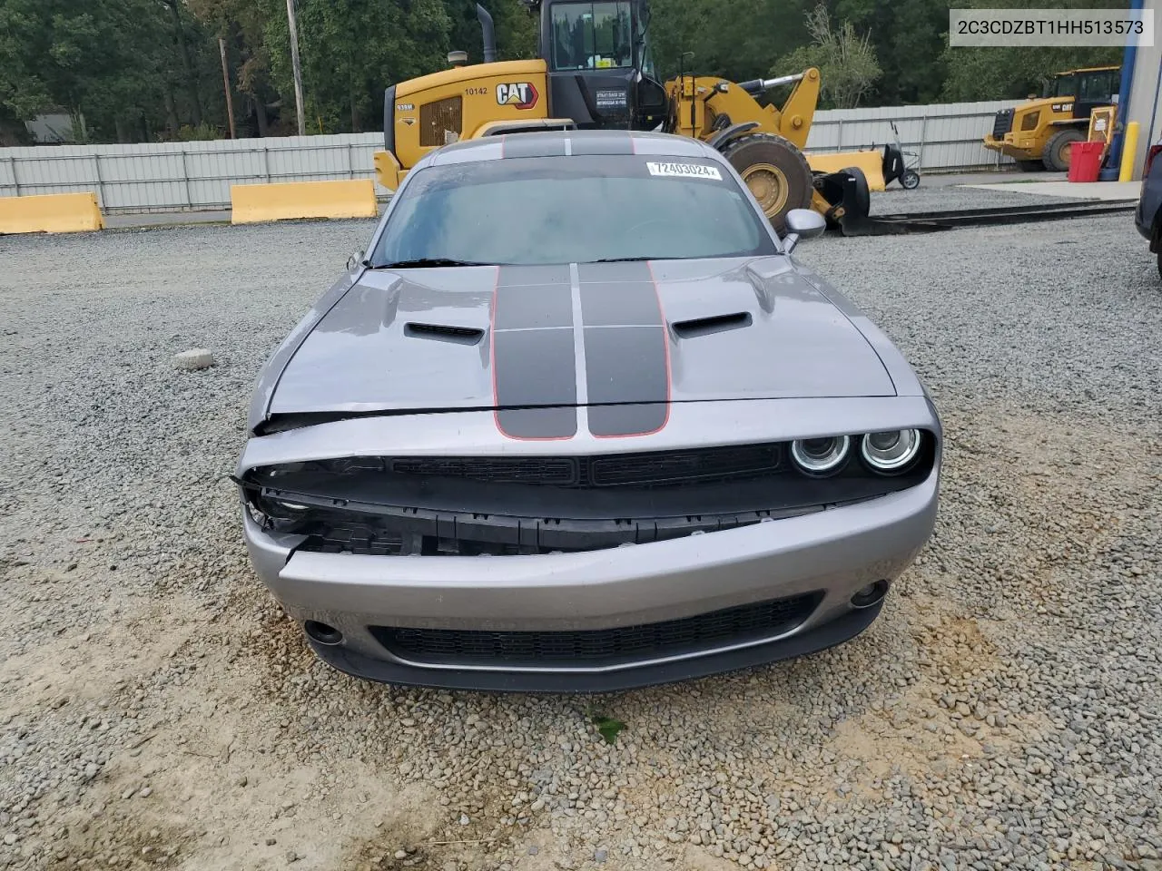 2017 Dodge Challenger R/T VIN: 2C3CDZBT1HH513573 Lot: 72403024