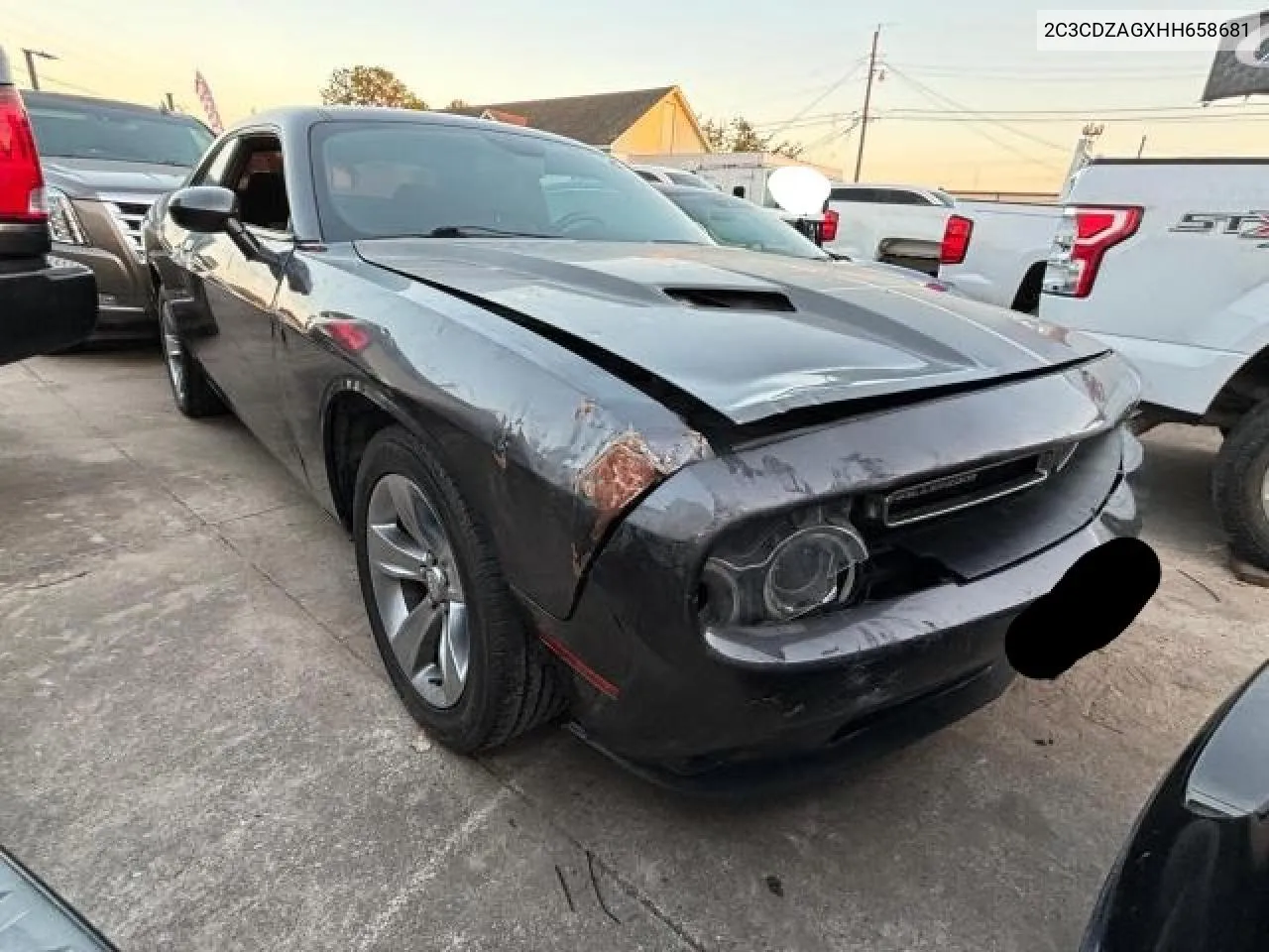 2017 Dodge Challenger Sxt VIN: 2C3CDZAGXHH658681 Lot: 72479434