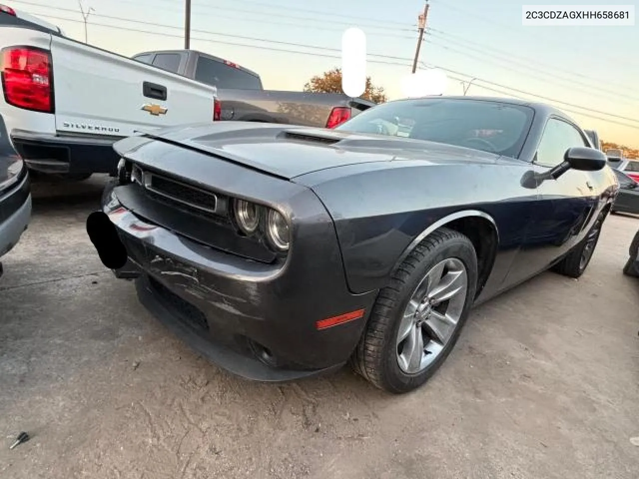 2017 Dodge Challenger Sxt VIN: 2C3CDZAGXHH658681 Lot: 72479434