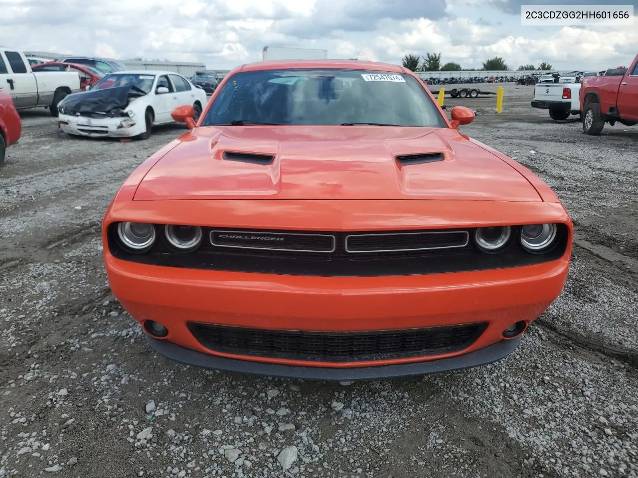 2017 Dodge Challenger Gt VIN: 2C3CDZGG2HH601656 Lot: 72547074