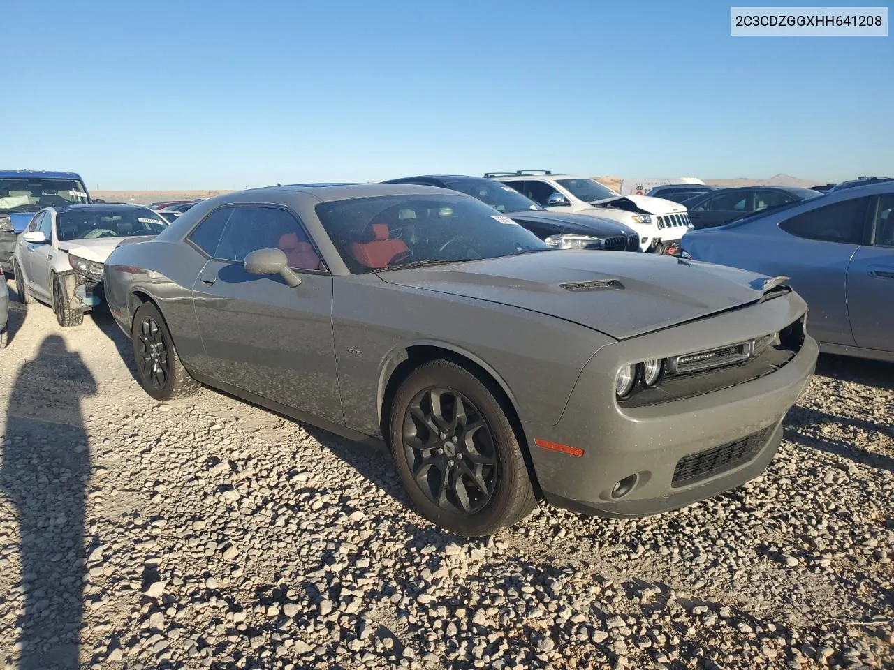 2017 Dodge Challenger Gt VIN: 2C3CDZGGXHH641208 Lot: 72641104