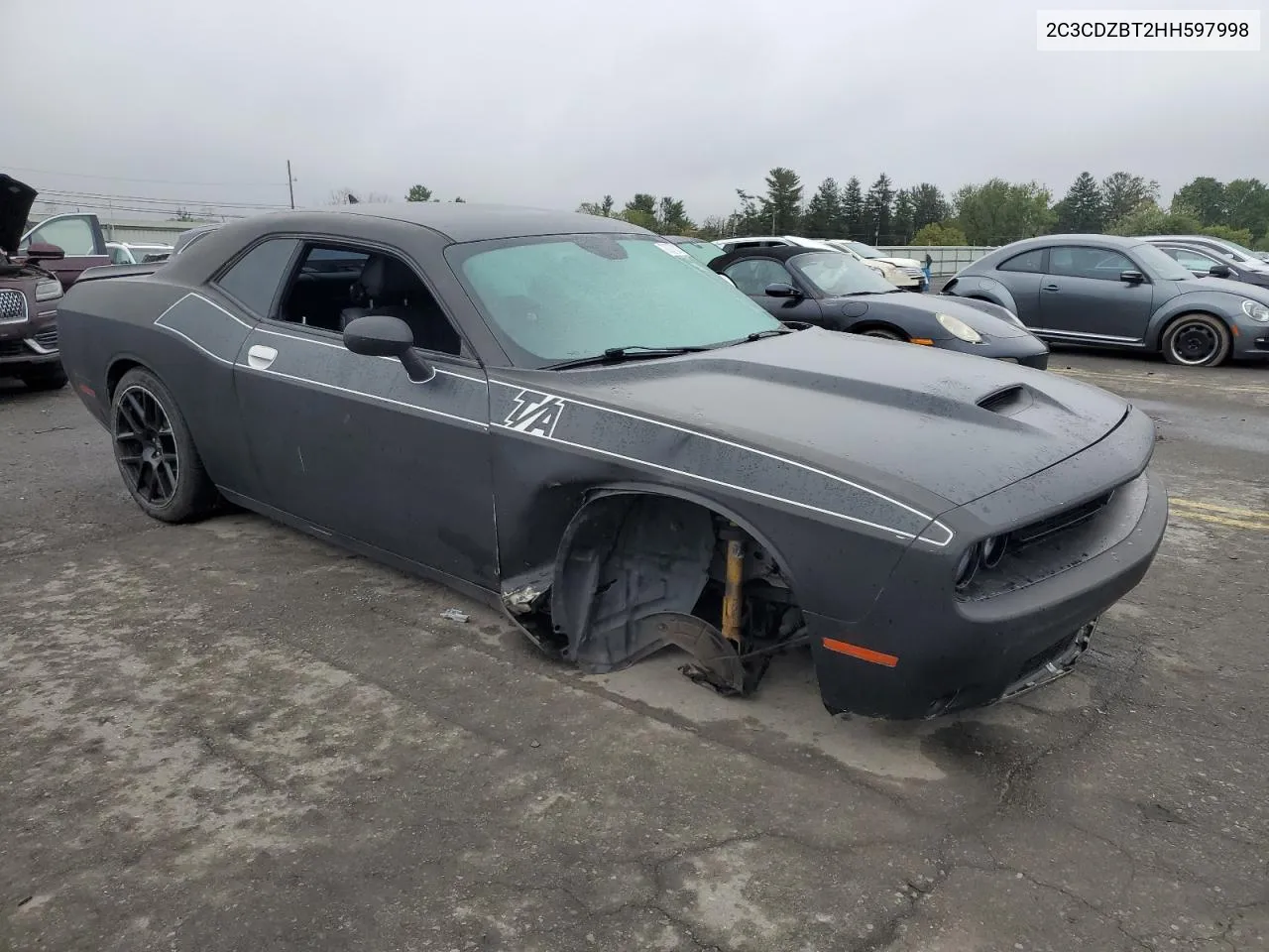 2017 Dodge Challenger R/T VIN: 2C3CDZBT2HH597998 Lot: 72772234