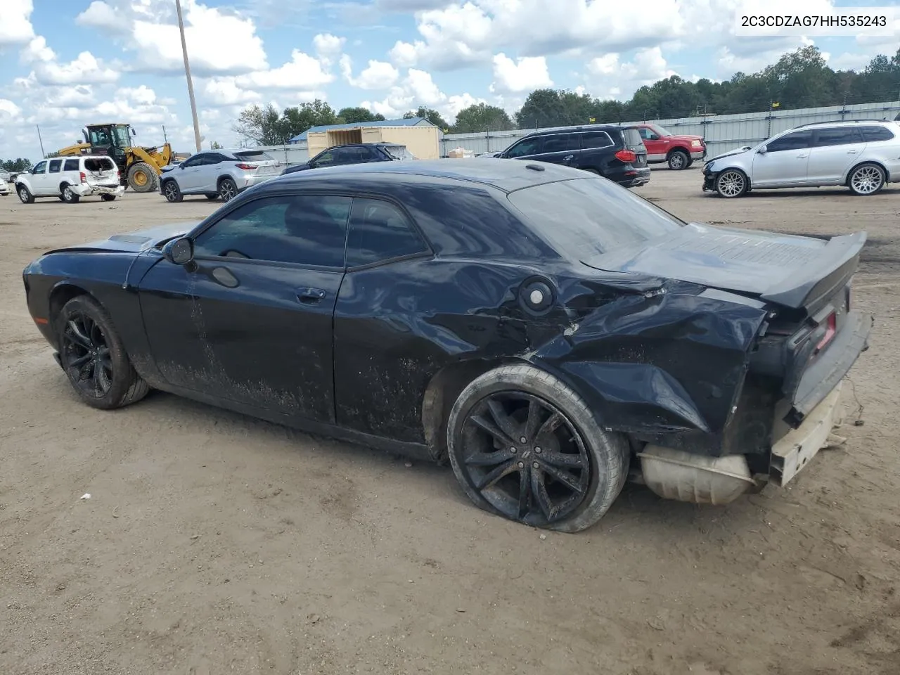 2017 Dodge Challenger Sxt VIN: 2C3CDZAG7HH535243 Lot: 72772544