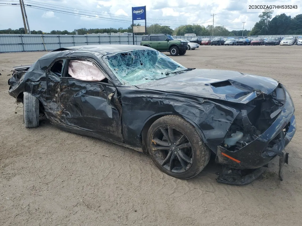 2017 Dodge Challenger Sxt VIN: 2C3CDZAG7HH535243 Lot: 72772544