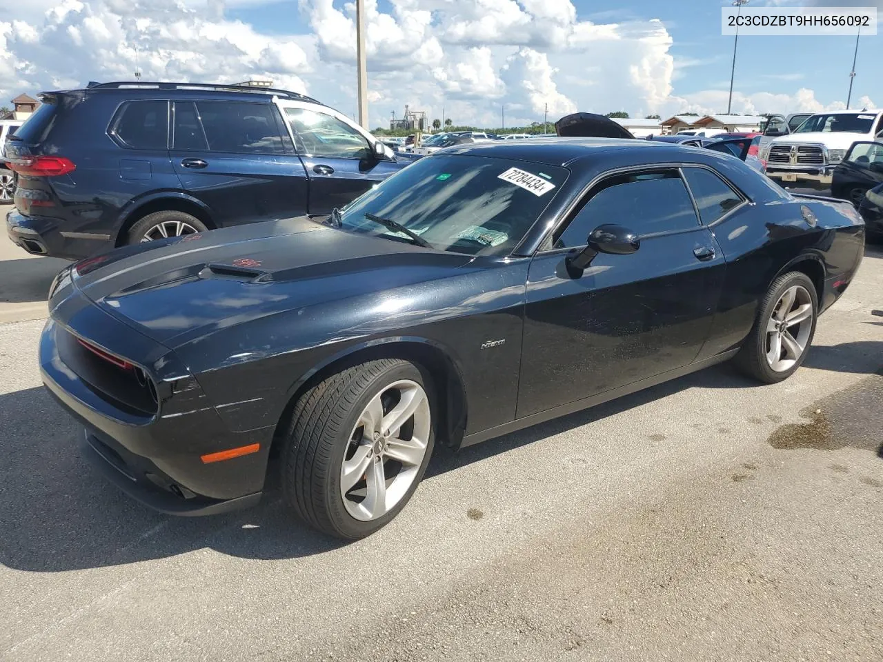 2017 Dodge Challenger R/T VIN: 2C3CDZBT9HH656092 Lot: 72784434