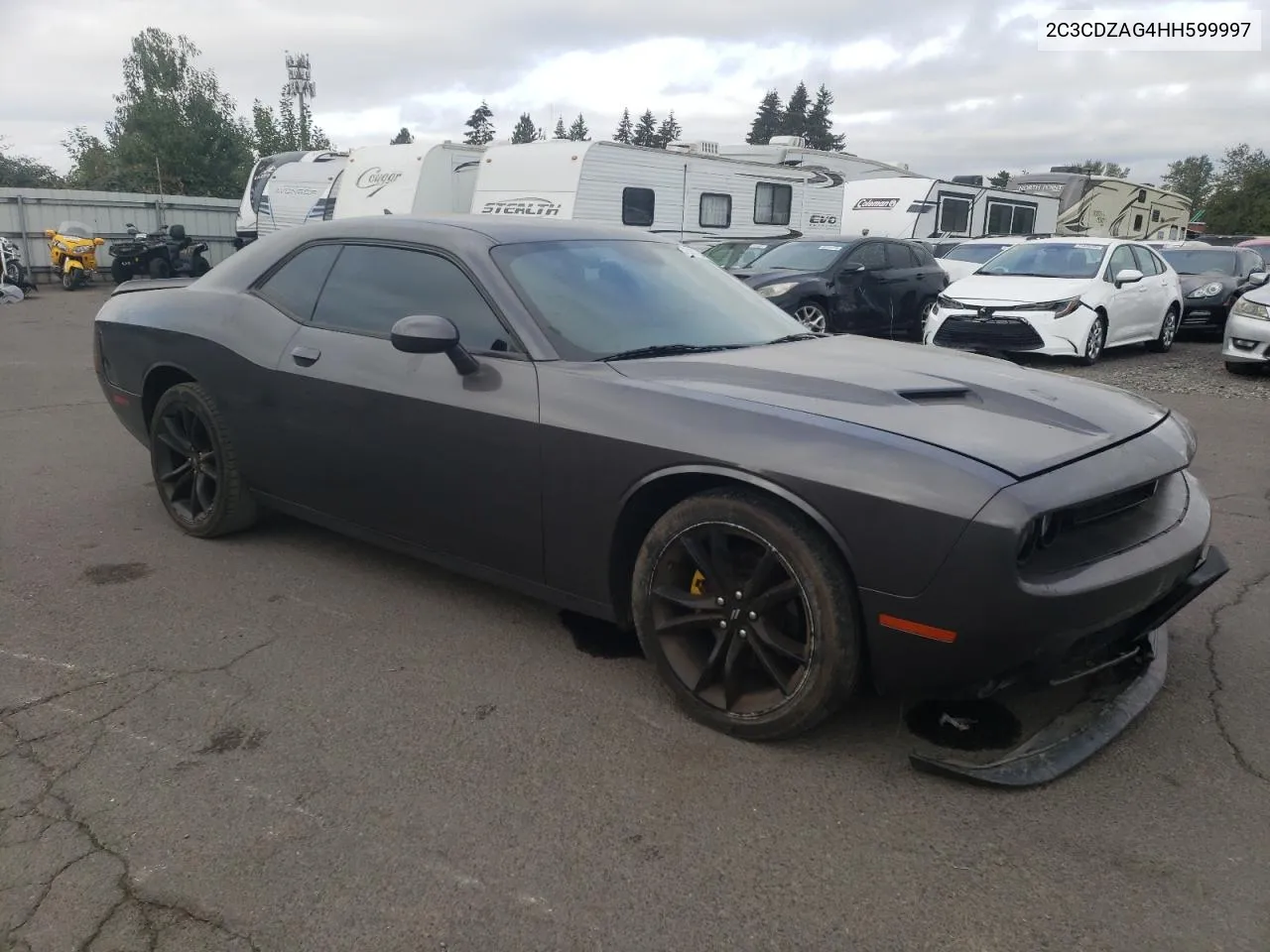 2017 Dodge Challenger Sxt VIN: 2C3CDZAG4HH599997 Lot: 72843254