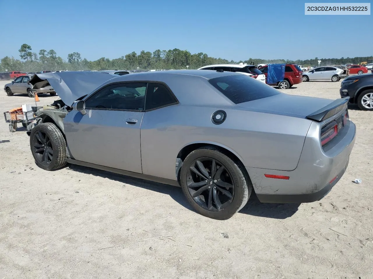 2017 Dodge Challenger Sxt VIN: 2C3CDZAG1HH532225 Lot: 72943894