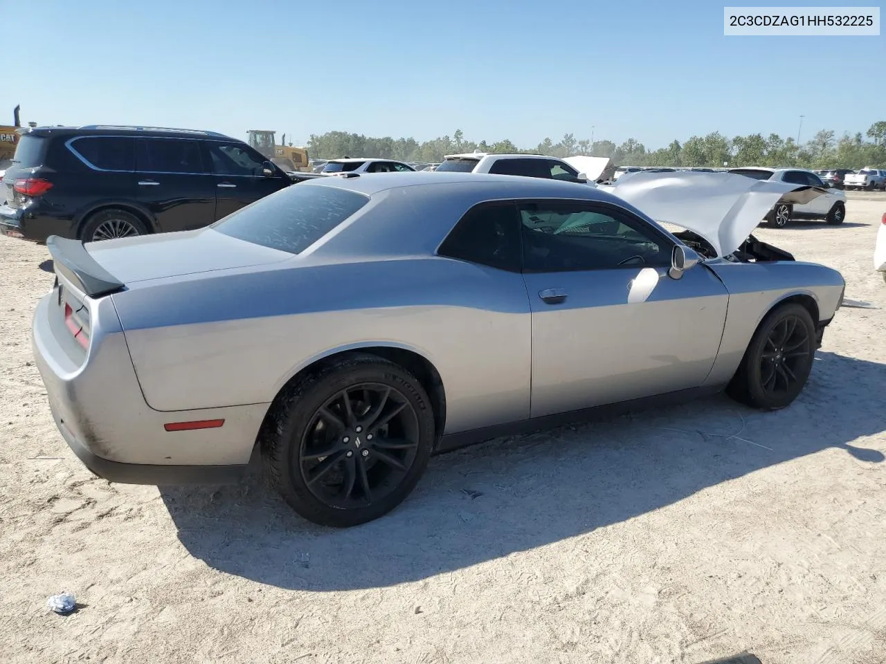 2017 Dodge Challenger Sxt VIN: 2C3CDZAG1HH532225 Lot: 72943894