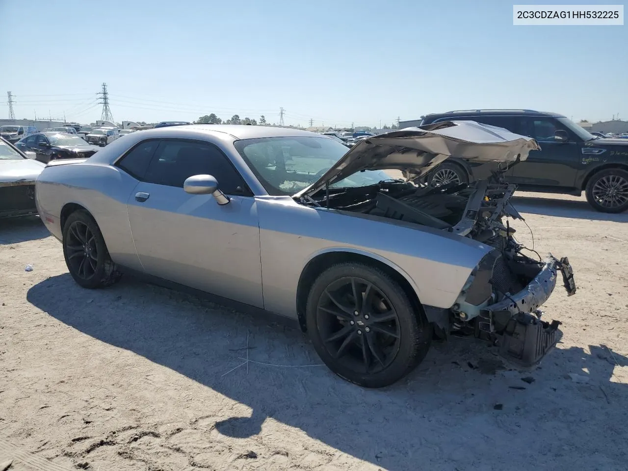 2017 Dodge Challenger Sxt VIN: 2C3CDZAG1HH532225 Lot: 72943894