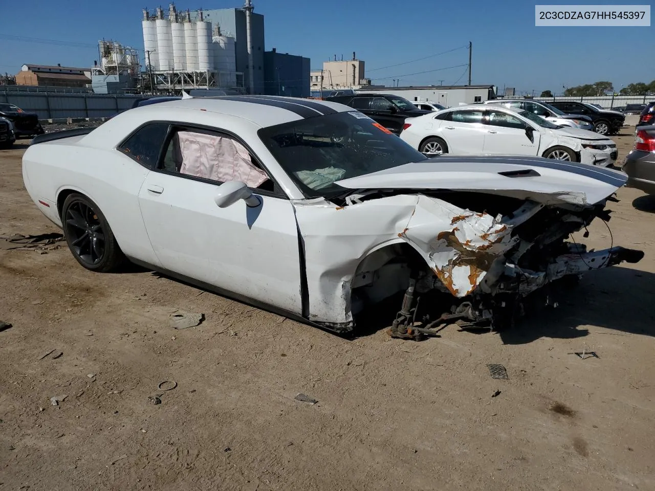 2017 Dodge Challenger Sxt VIN: 2C3CDZAG7HH545397 Lot: 72990994