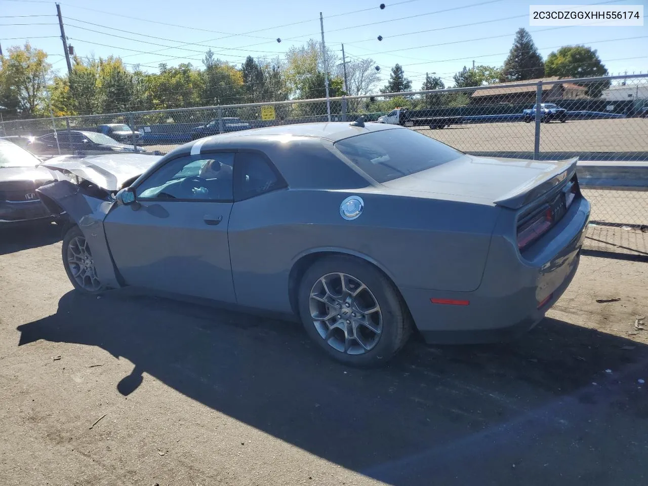 2017 Dodge Challenger Gt VIN: 2C3CDZGGXHH556174 Lot: 73351404