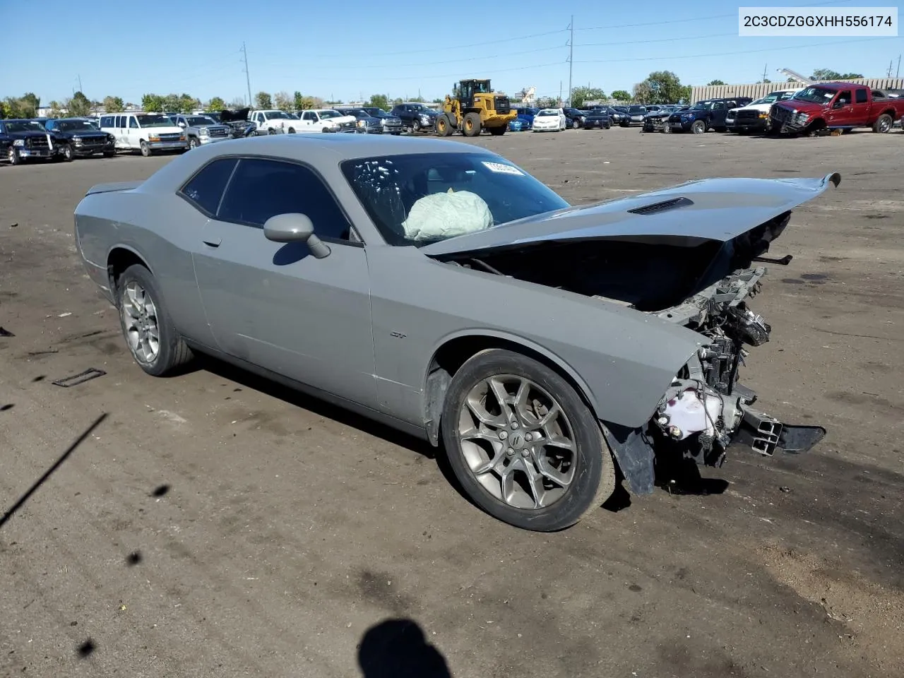 2017 Dodge Challenger Gt VIN: 2C3CDZGGXHH556174 Lot: 73351404