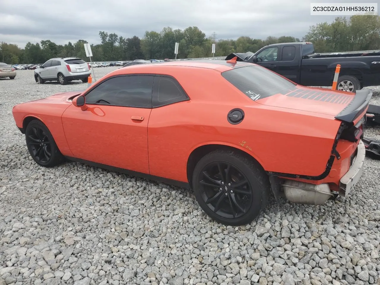 2017 Dodge Challenger Sxt VIN: 2C3CDZAG1HH536212 Lot: 73552134