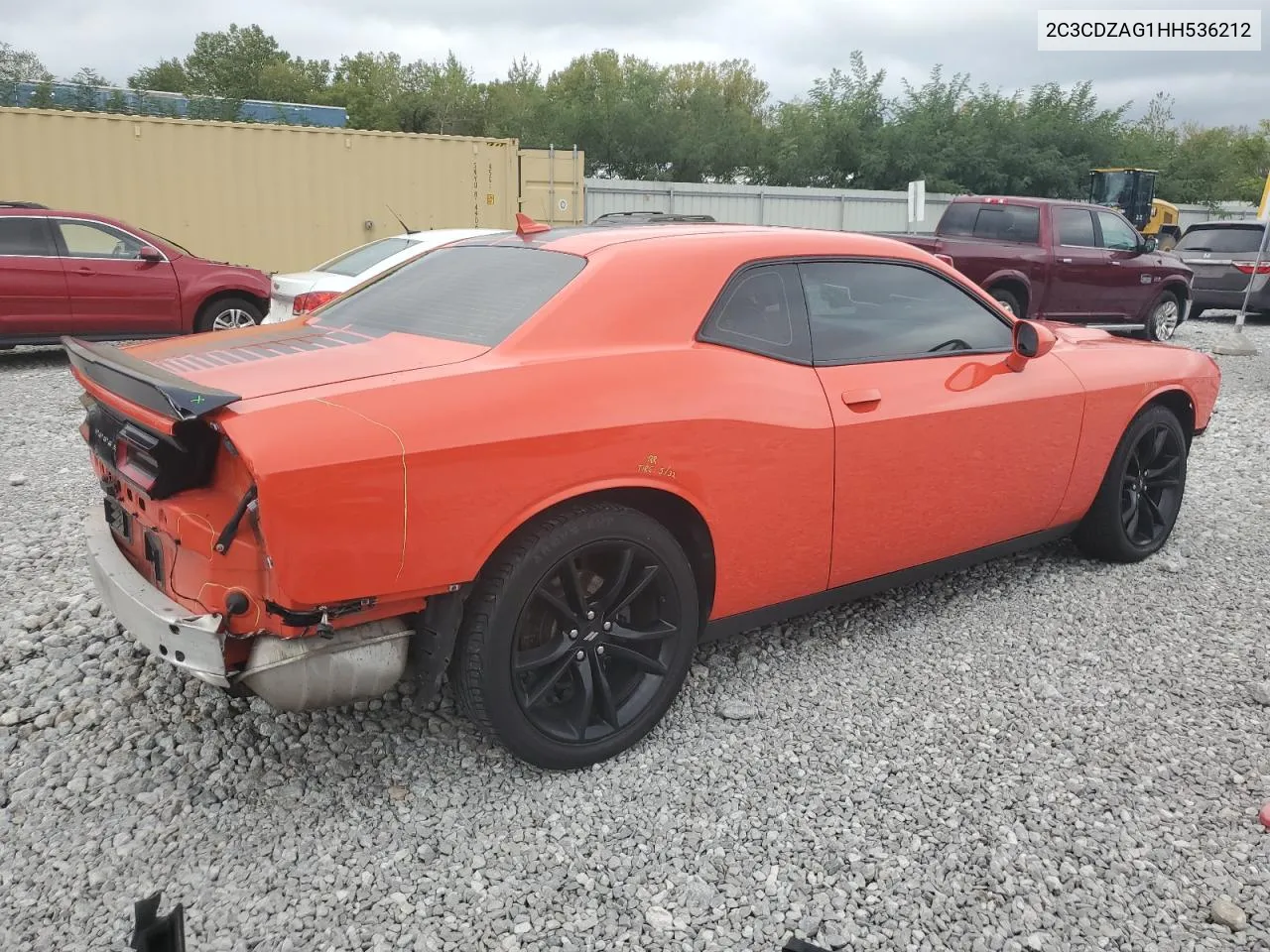 2017 Dodge Challenger Sxt VIN: 2C3CDZAG1HH536212 Lot: 73552134