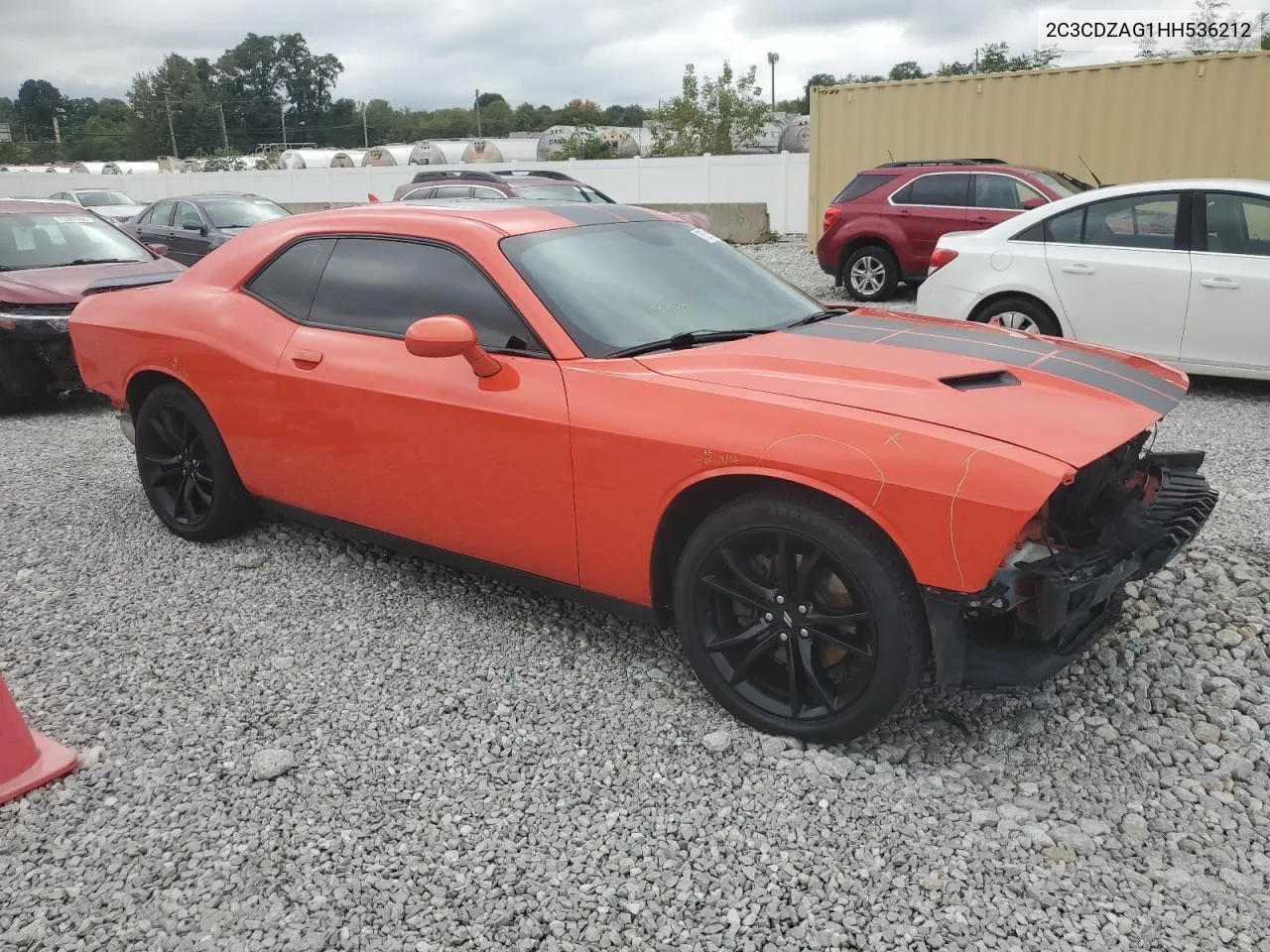 2017 Dodge Challenger Sxt VIN: 2C3CDZAG1HH536212 Lot: 73552134