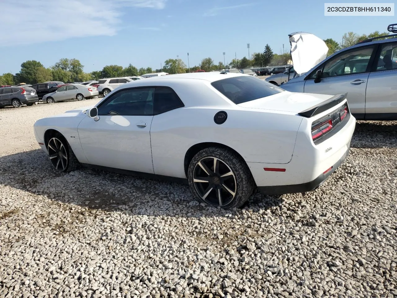 2017 Dodge Challenger R/T VIN: 2C3CDZBT8HH611340 Lot: 73709954