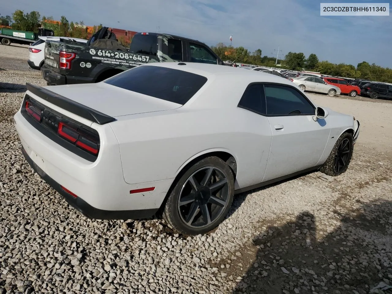 2017 Dodge Challenger R/T VIN: 2C3CDZBT8HH611340 Lot: 73709954