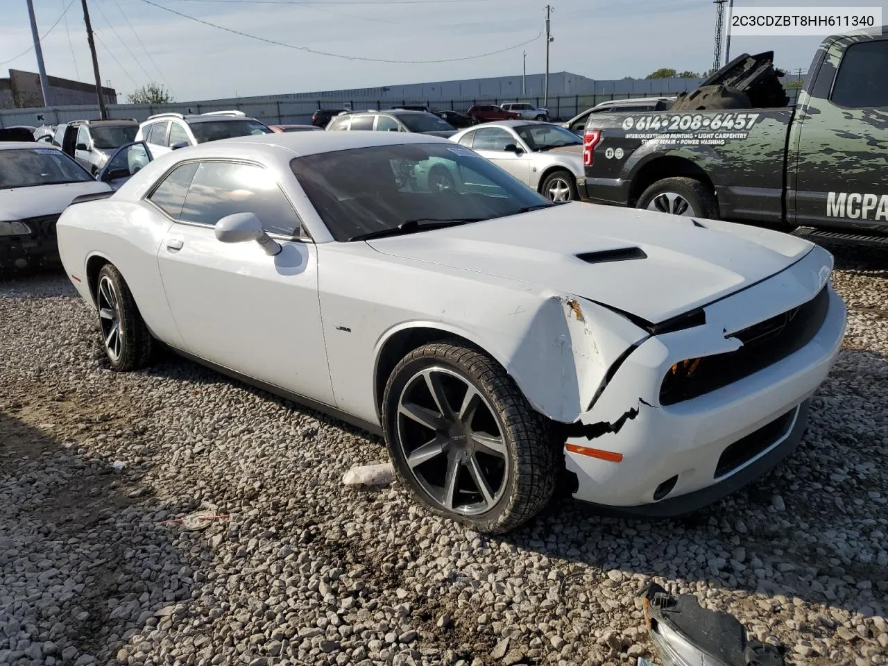 2017 Dodge Challenger R/T VIN: 2C3CDZBT8HH611340 Lot: 73709954