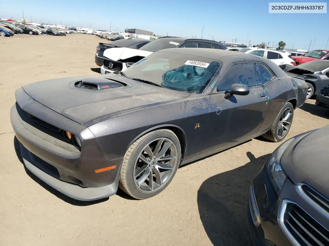 2017 Dodge Challenger R/T 392 VIN: 2C3CDZFJ5HH633787 Lot: 74083934