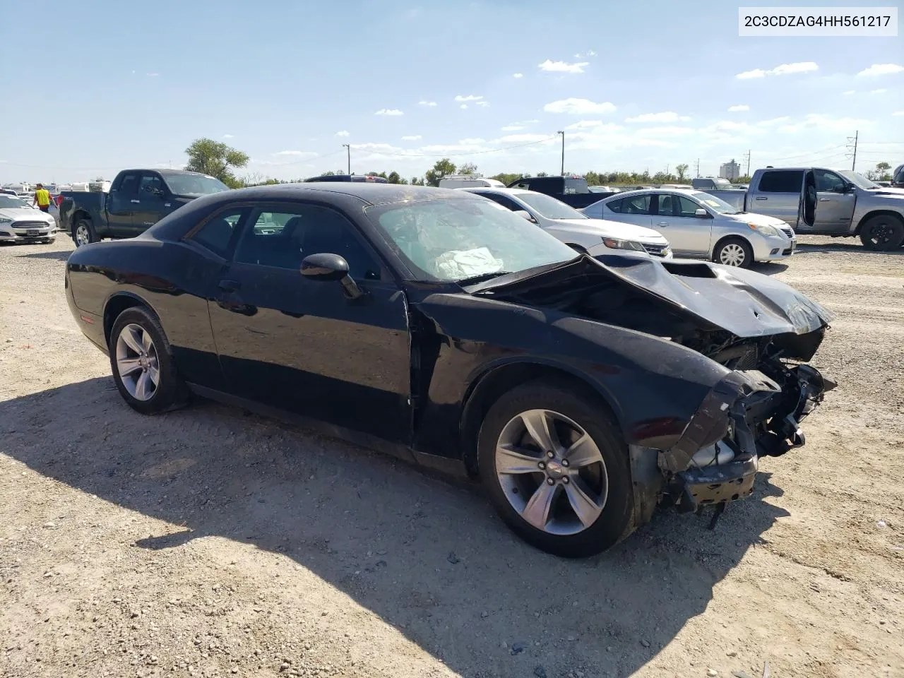 2017 Dodge Challenger Sxt VIN: 2C3CDZAG4HH561217 Lot: 74090864