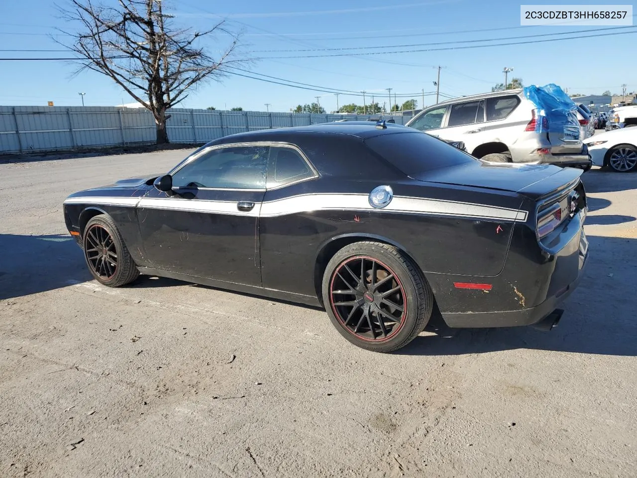 2017 Dodge Challenger R/T VIN: 2C3CDZBT3HH658257 Lot: 74176374