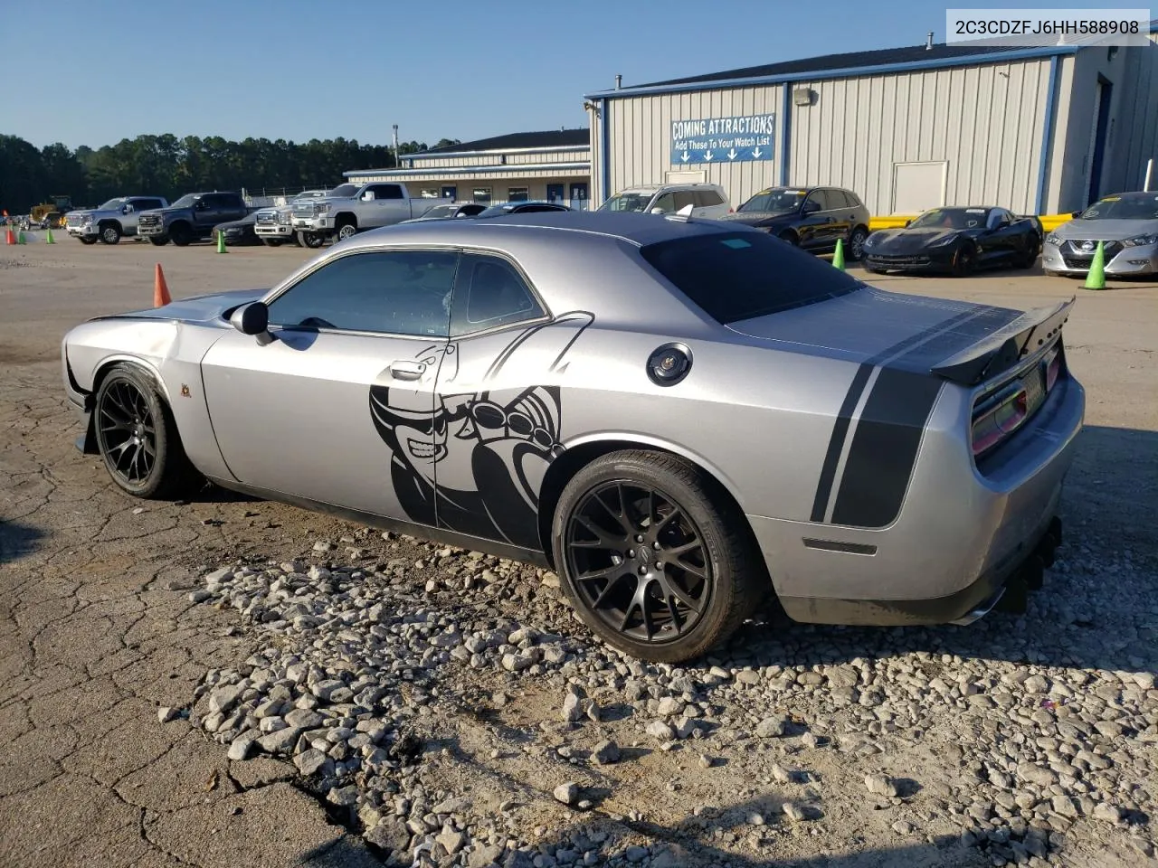 2017 Dodge Challenger R/T 392 VIN: 2C3CDZFJ6HH588908 Lot: 74223124