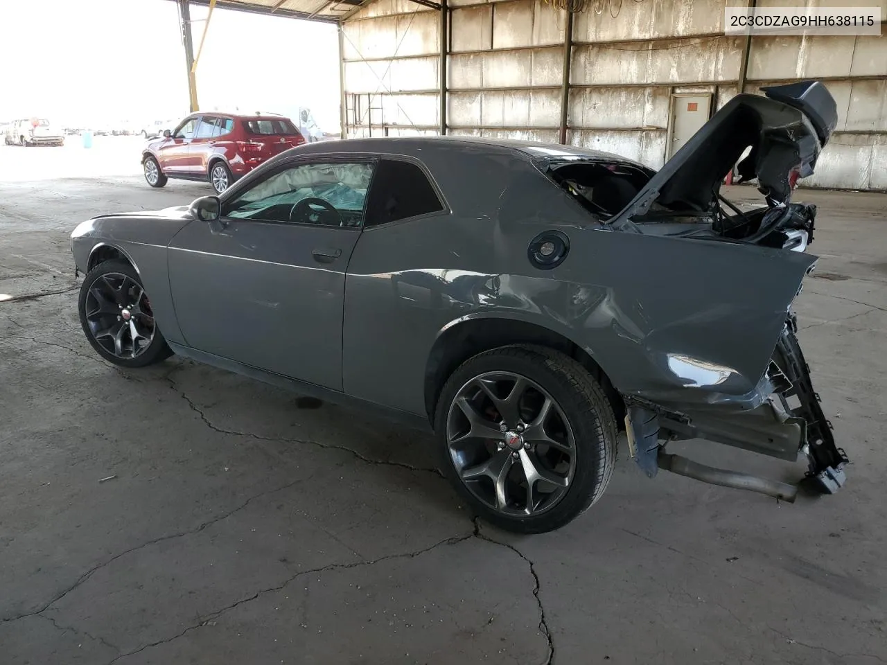 2017 Dodge Challenger Sxt VIN: 2C3CDZAG9HH638115 Lot: 74523644