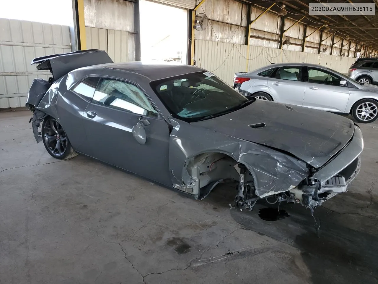 2017 Dodge Challenger Sxt VIN: 2C3CDZAG9HH638115 Lot: 74523644