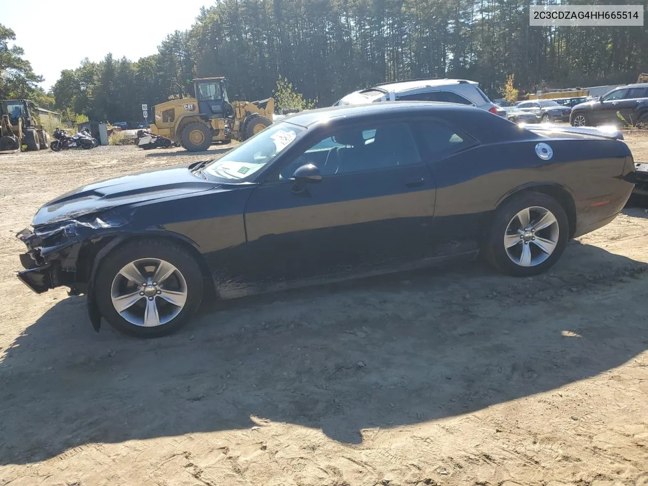 2017 Dodge Challenger Sxt VIN: 2C3CDZAG4HH665514 Lot: 74744994