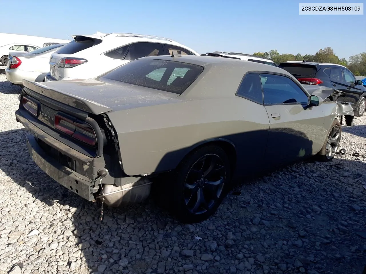 2017 Dodge Challenger Sxt VIN: 2C3CDZAG8HH503109 Lot: 75051484