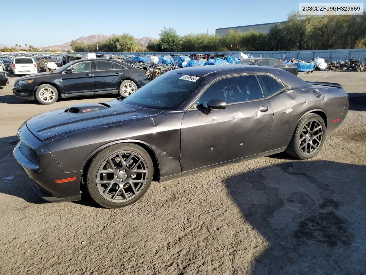 2C3CDZFJ9GH329859 2017 Dodge Challenger R/T Scat Pack