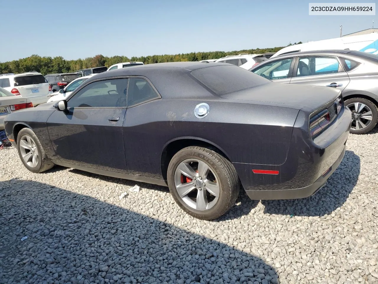 2017 Dodge Challenger Sxt VIN: 2C3CDZAG9HH659224 Lot: 75711044