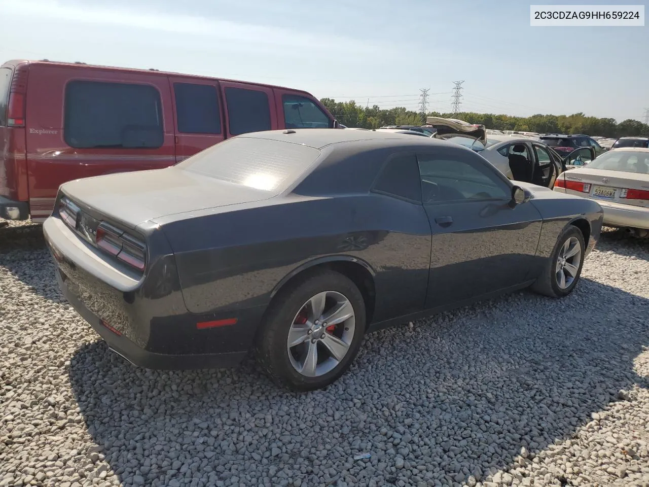 2017 Dodge Challenger Sxt VIN: 2C3CDZAG9HH659224 Lot: 75711044