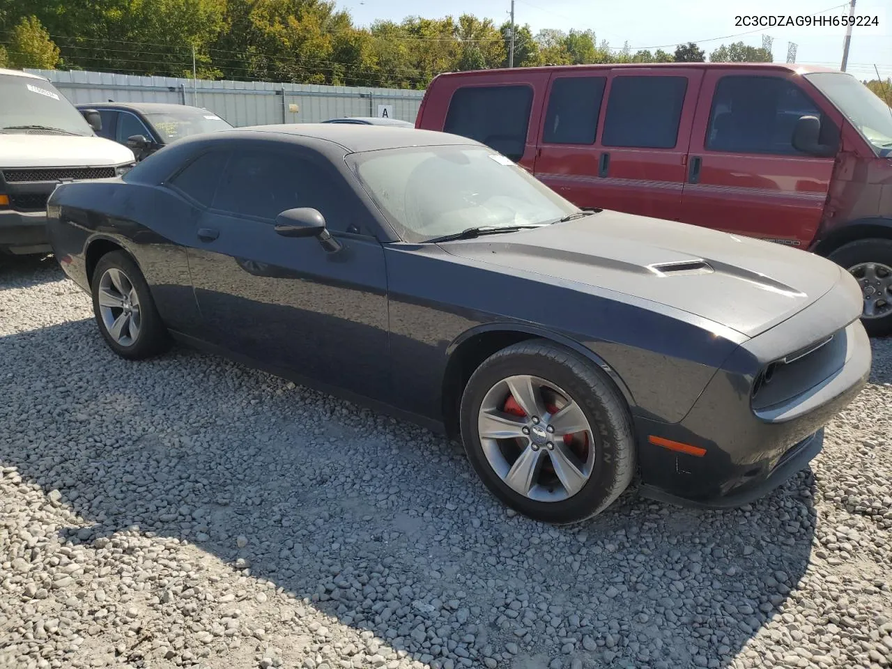 2017 Dodge Challenger Sxt VIN: 2C3CDZAG9HH659224 Lot: 75711044